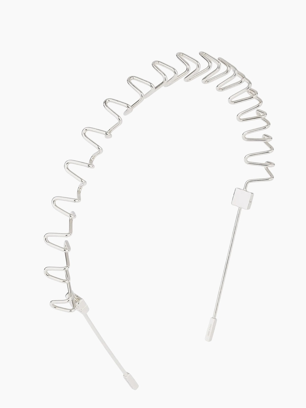 Givenchy Silver Show Zigzag Accent Headband - Picture 3 of 9